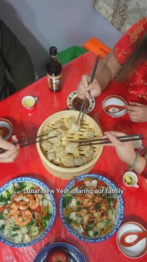 Instagram post by @melshangrytable for Sobeys. Caption reads: 🧧This Lunar New Year, Mama Mel and I are sharing....
