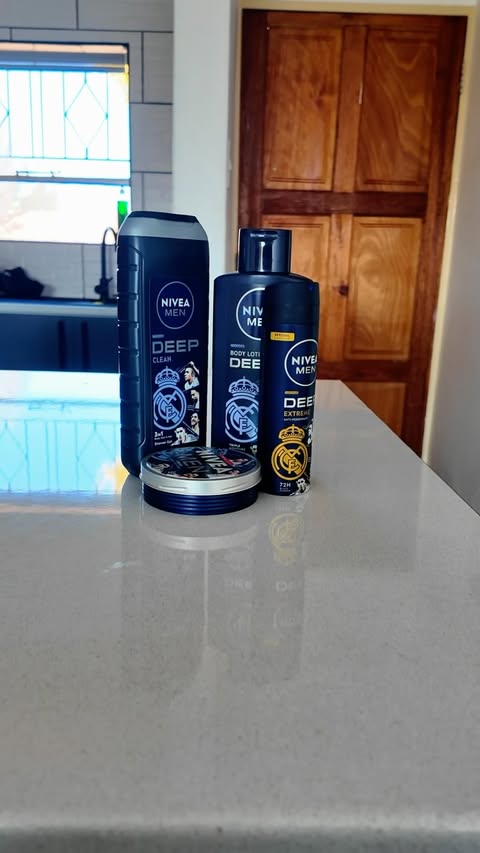 Instagram post by @justdaddyg for NIVEA MEN. Caption reads: [...] of R1 000 000 but purshasing any 2....