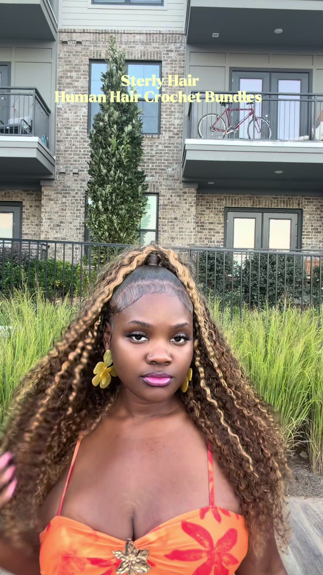 TikTok post by @herneshiaa for Sterly Hair Shop. Caption reads: Okay… I understand the hype now 👀....