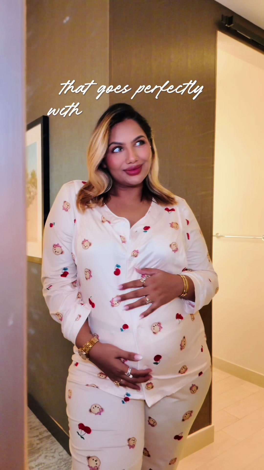 TikTok post by @mysashaofficial for Ekouaer. Caption reads: [...] resting, and slowing down at home 🤍....