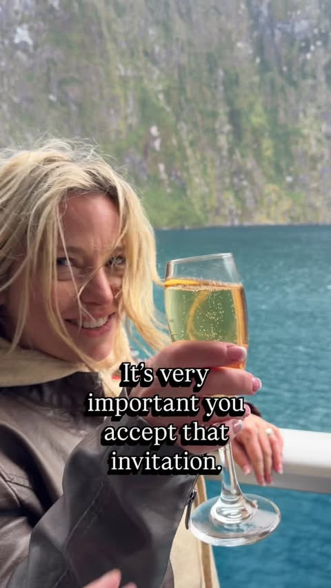 Instagram post by @cruisetipstv for Princess Cruises. Caption reads: Some invitations change you. 🥂 Milford Sound,....