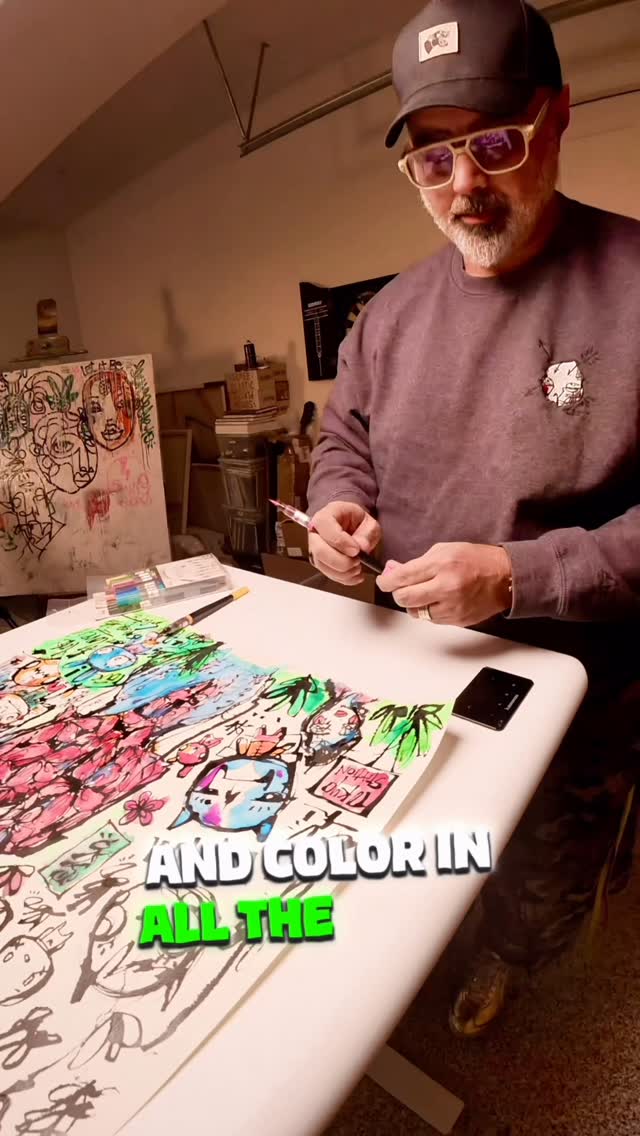 Instagram post by @sabet for Autonomous. Caption reads: Been using @autonomousdotai for my art setup and....