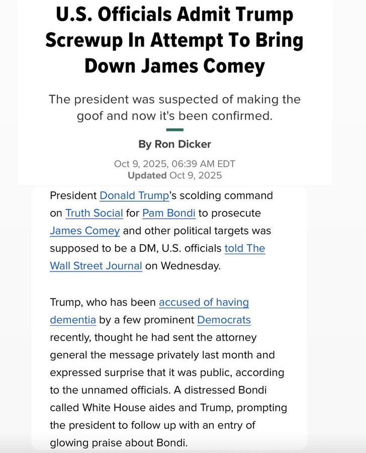 Instagram post by @agirlhasnopresident for HuffPost. Caption reads: Dementia, syphilis, I don’t care what it is, but....