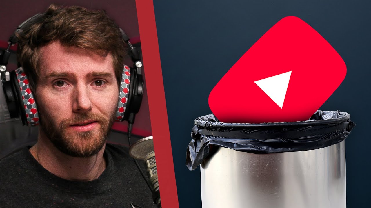 YouTube post by @LMGClips for Dbrand. Caption reads: YouTube is Killing Normal Videos.