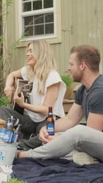 Instagram post by @alanaspringsteen for Bud Light. Caption reads: loved shooting this w @billboard , @budlight , the....