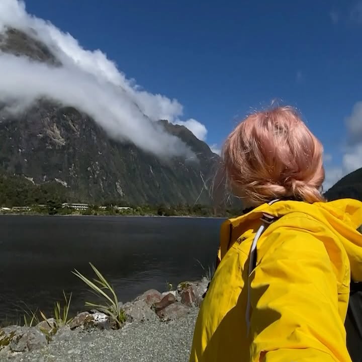 Instagram post by @ldshadowlady for Tourism New Zealand. Caption reads: #ad #WBPartner join me on a roadtrip in....