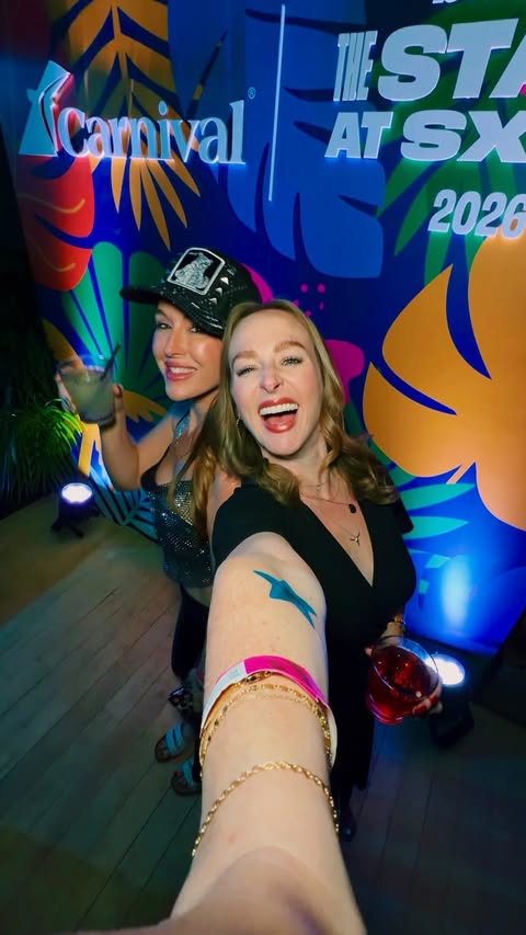 Instagram post by @shelbysorrel for Carnival Cruise Line. Caption reads: had the BEST time with @carnival at the mau p show....