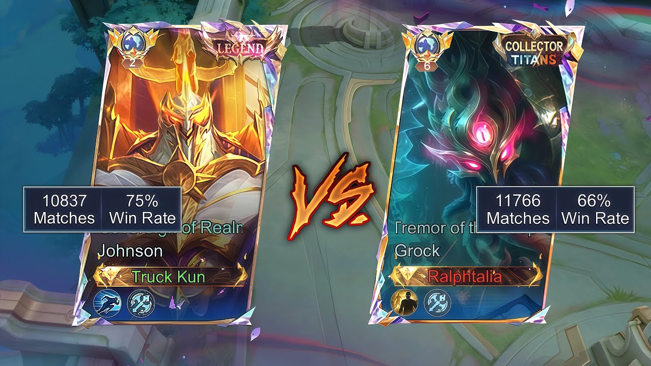 YouTube post by @nerfCEDXVI for Eldorado. Caption reads: WHEN TOP GLOBAL JOHNSON MET TOP GLOBAL GROCK IN....