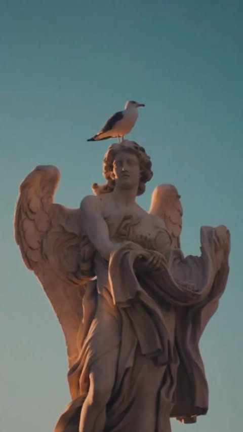 Instagram post by @fede_bert for PINKO. Caption reads: Rome through @pinkoofficial ‘s rose colored....