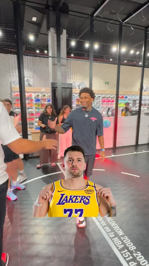 Instagram post by @hers0n_ for Jordan. Caption reads: JUGUÉ VS LUKA😳🤯 @jumpman23 @basketballemotion....