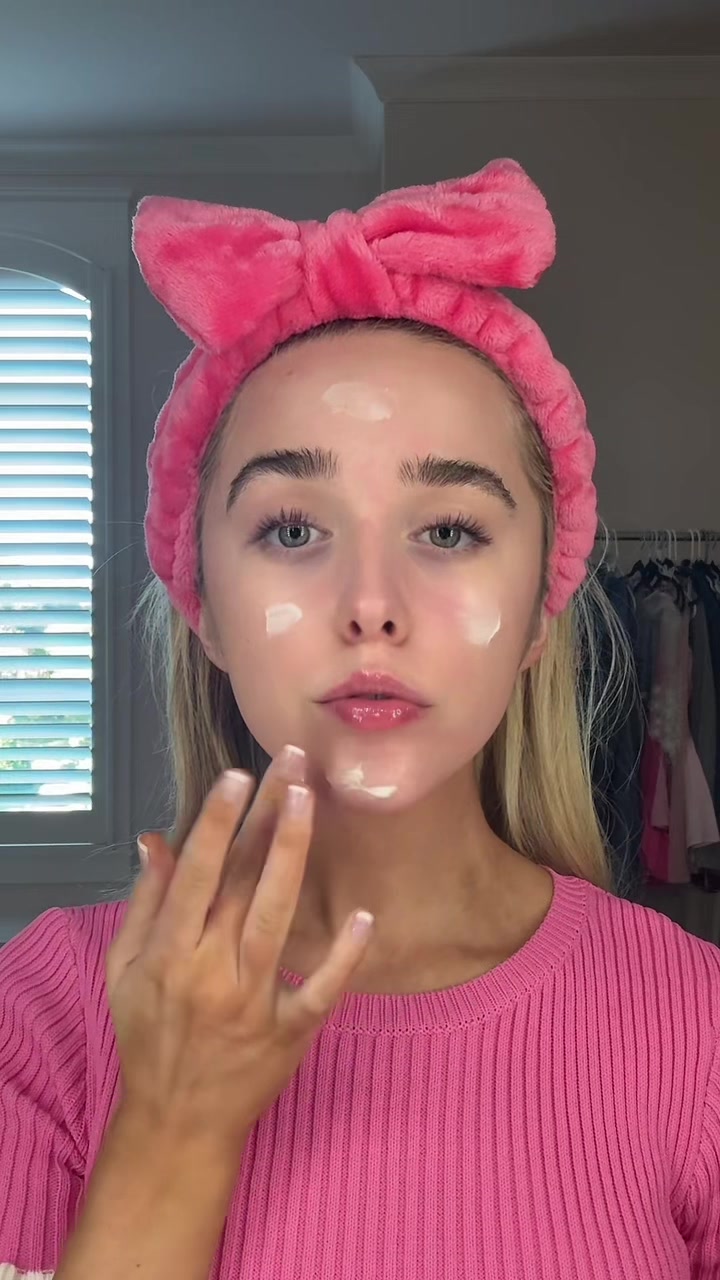 TikTok post by @itsjennadavis for Curology. Caption reads: The Day Is Here! #CurologyPartner ☀️ @Curology....