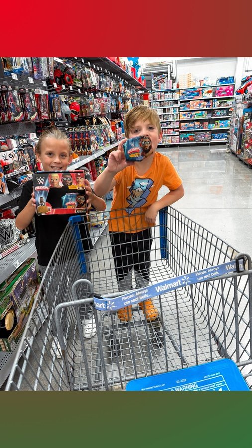 Instagram post by @dunnfamilyfun for MomSelect. Caption reads: #ad Bring the SMASH DOWN with the WWE SMASH ‘N’....