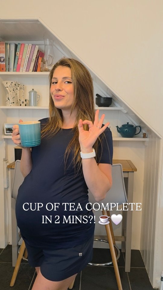 Instagram post by @carlahumphrey for Milky Plant. Caption reads: Saving me those extra minutes in the morning ☕️....