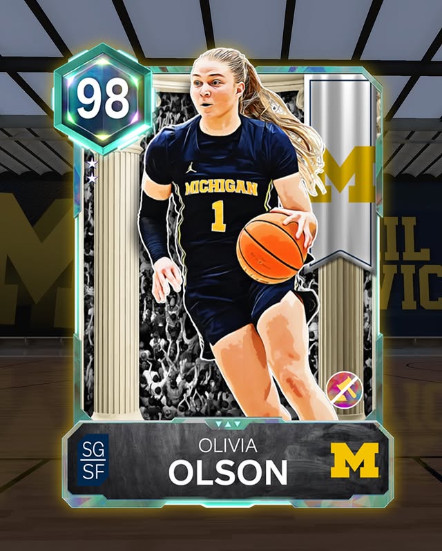 Instagram post by @olivia.olson44 for NBA 2K. Caption reads: It’s an honor to officially be a part of @nba2k....
