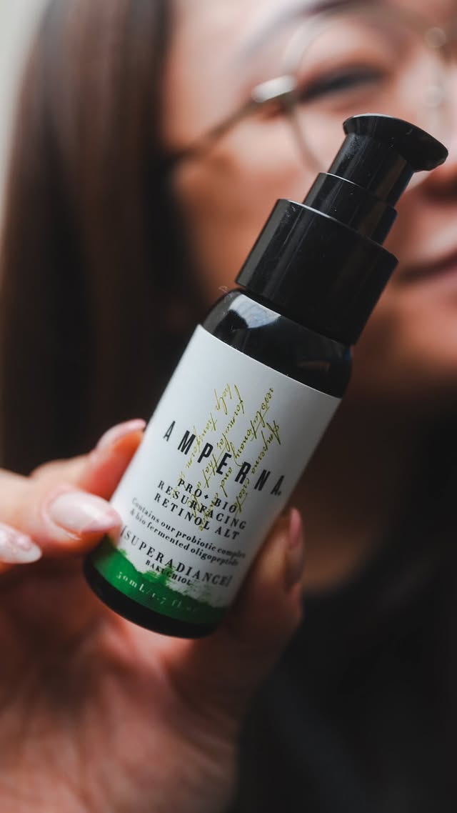 Instagram post by @itsthytime for Amperna. Caption reads: 🤔 Are you thinking about trying retinol but a....