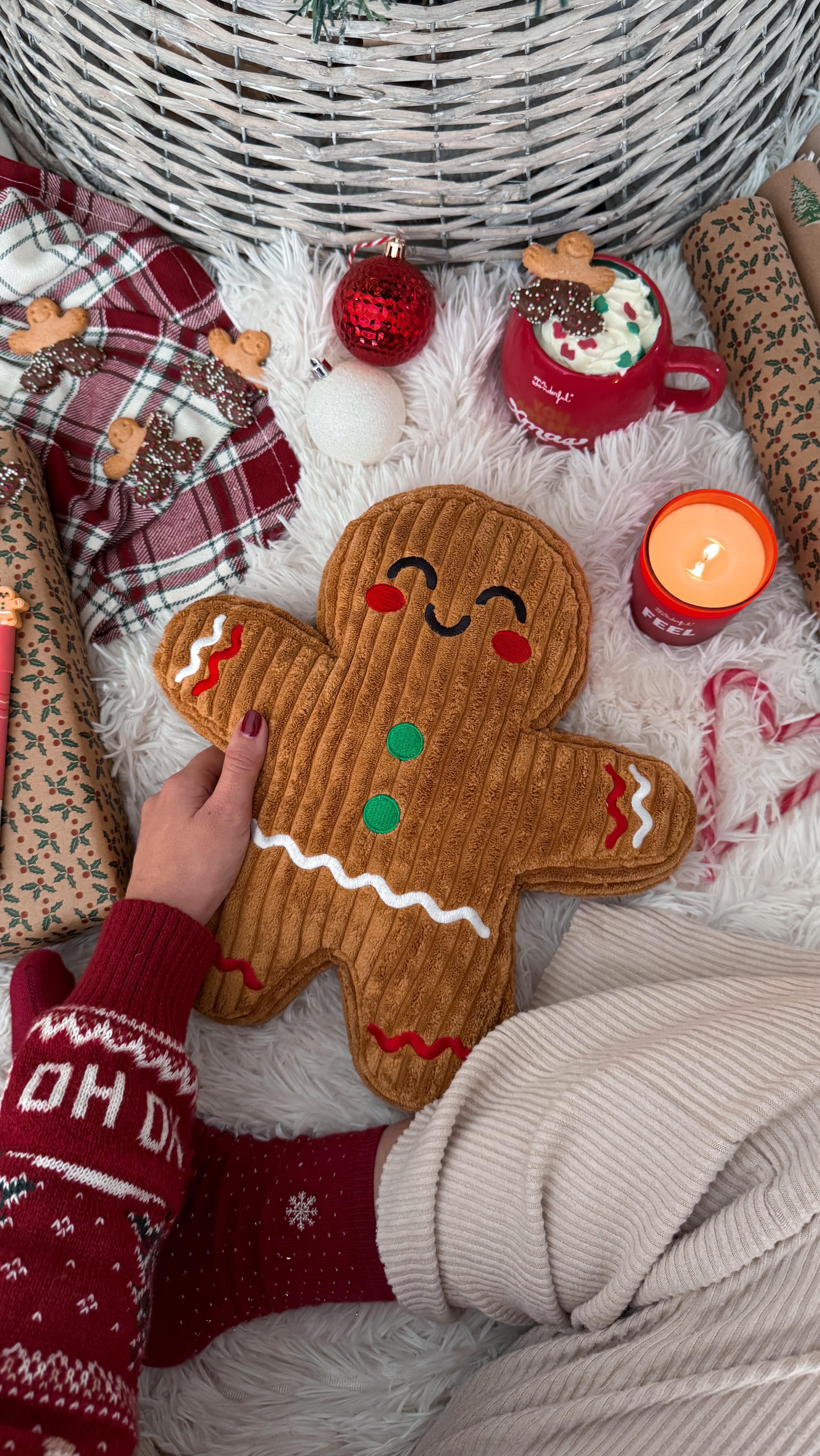 Instagram post by @cristinagnz for Mr Wonderful. Caption reads: Si tu árbol de navidad hablara seguro que te....