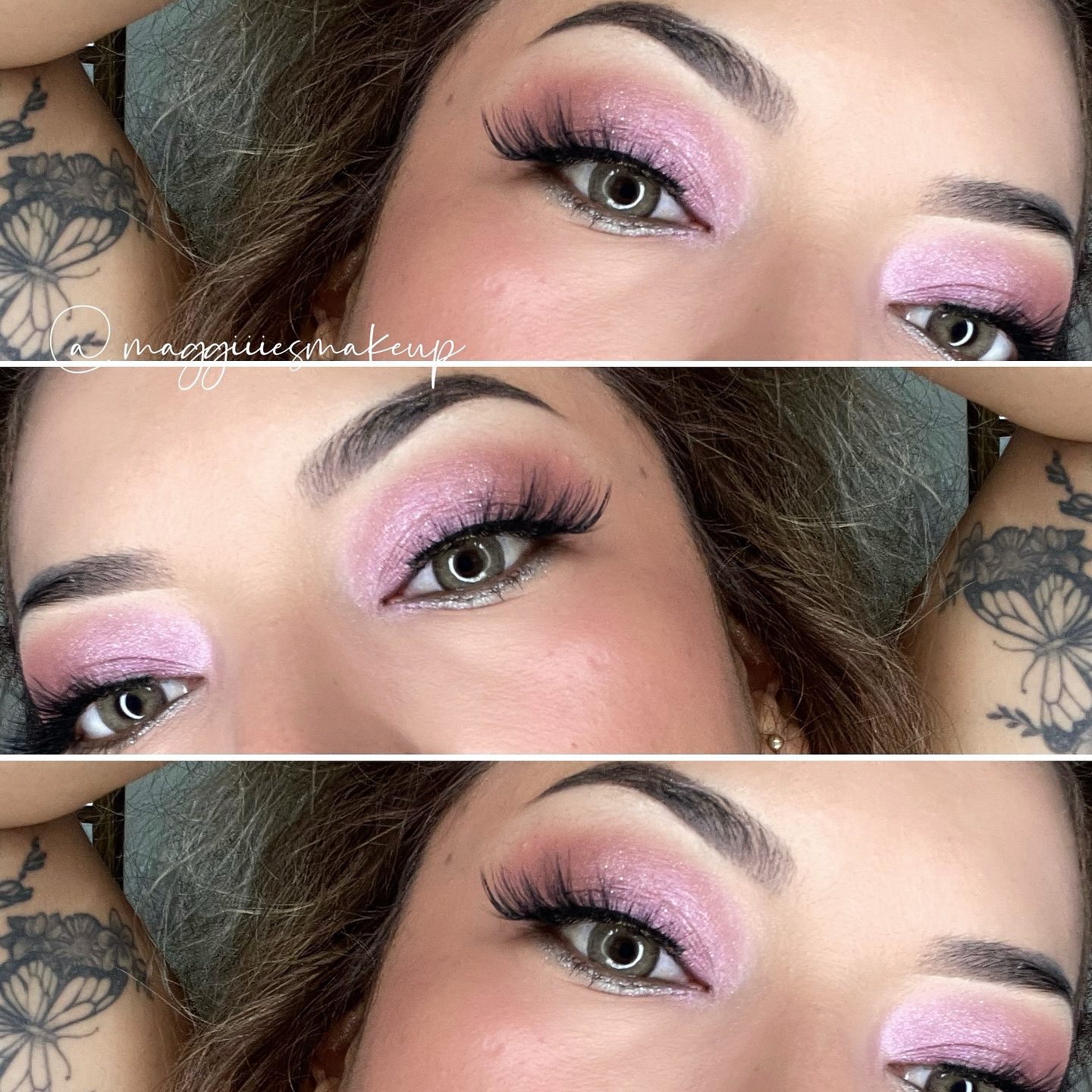 Instagram post by @maggiiiesmakeup for Boxycharm. Caption reads: ———————————-
I did a cute lil glam using June’s....
