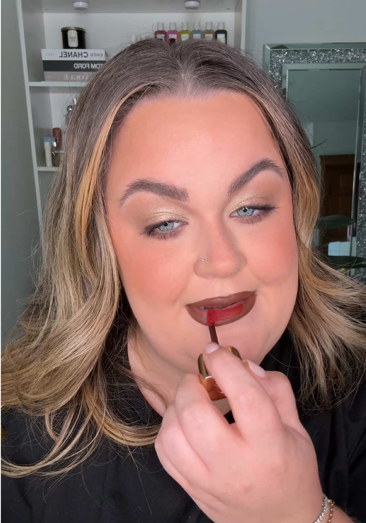 TikTok post by @sydneyslayyyz for Anastasia Beverly Hills. Caption reads: I love @Anastasia Beverly Hills lip products!....