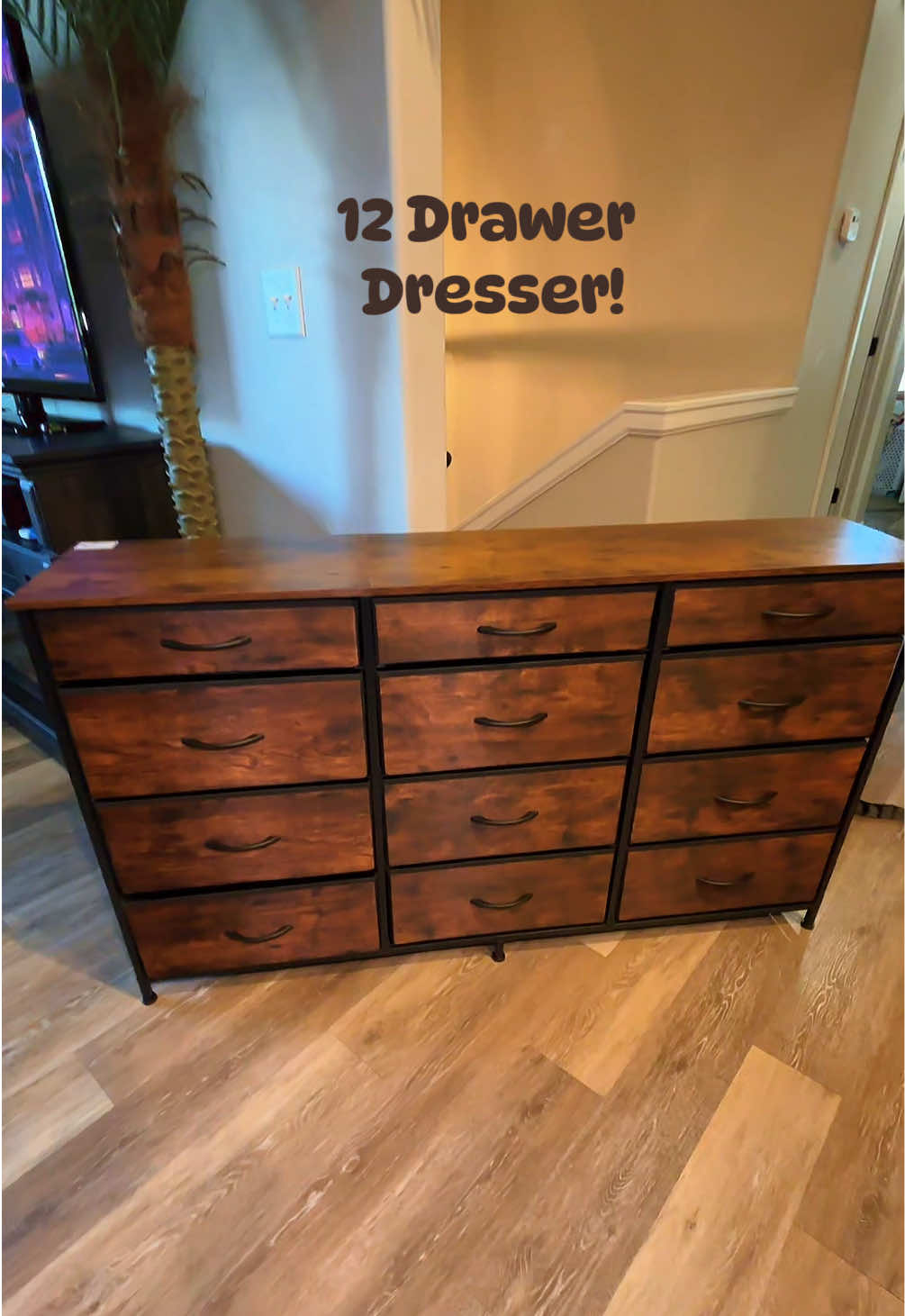 TikTok post by @moe_bigmom for RaybeeOfficial. Caption reads: [...] you could put up to a TV on it!....