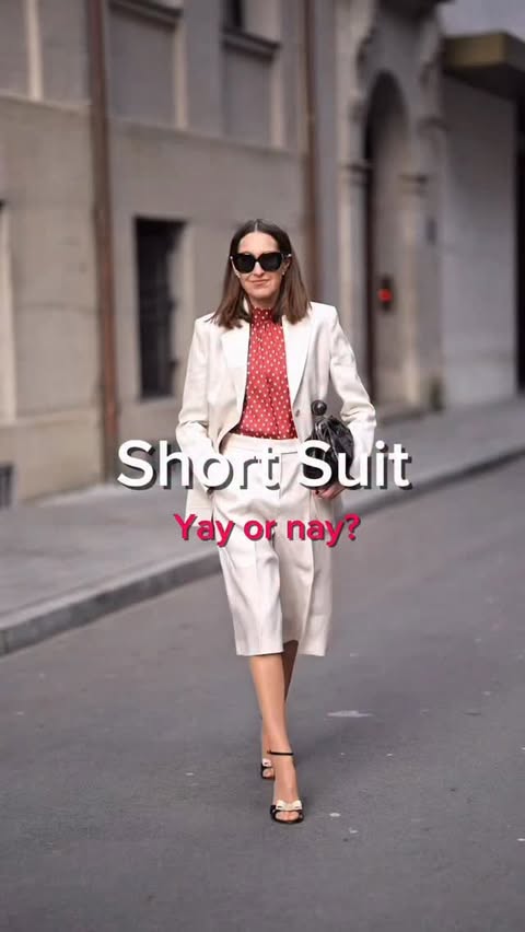 Instagram post by @nettiweber for FERRAGAMO. Caption reads: [...] comment!! Suit: @maxmara Sandals: @ferragamo....