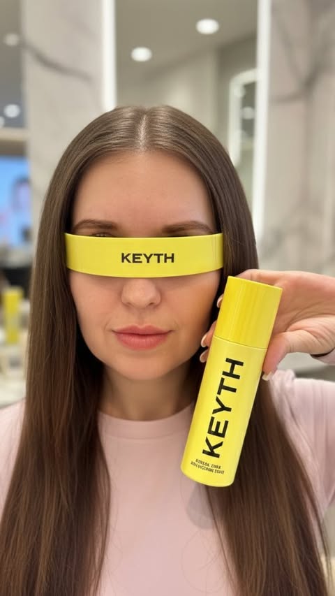 Instagram post by @ledi_testerin for KEYTH. Caption reads: Honestly? This mask is WOW 💗 KEYTH Lucy PDRN Glow....