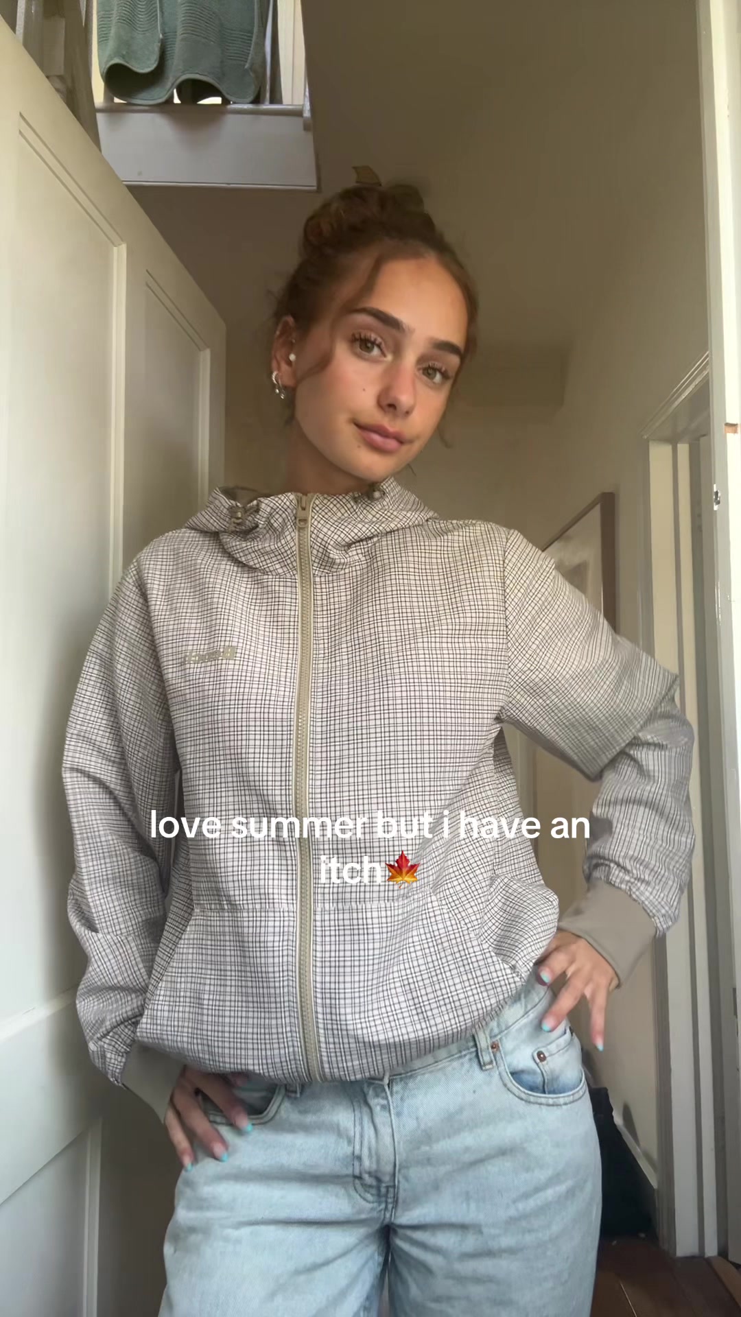 TikTok post by @hollyharradinex for CULT by Superdry. Caption reads: Jacket from 🍂🍂@Superdry & Co #superdry....