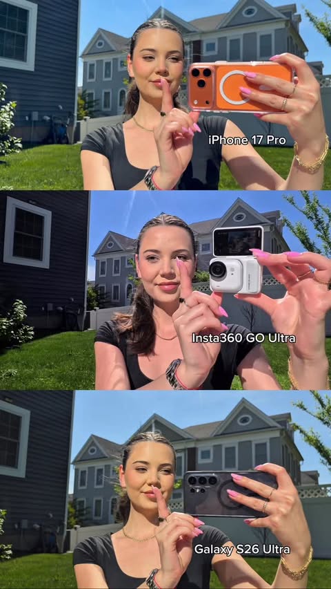 Instagram post by an influencer for Insta360 United States. Caption reads: The Insta360 GO Ultra is the best tiny 4k camera....
