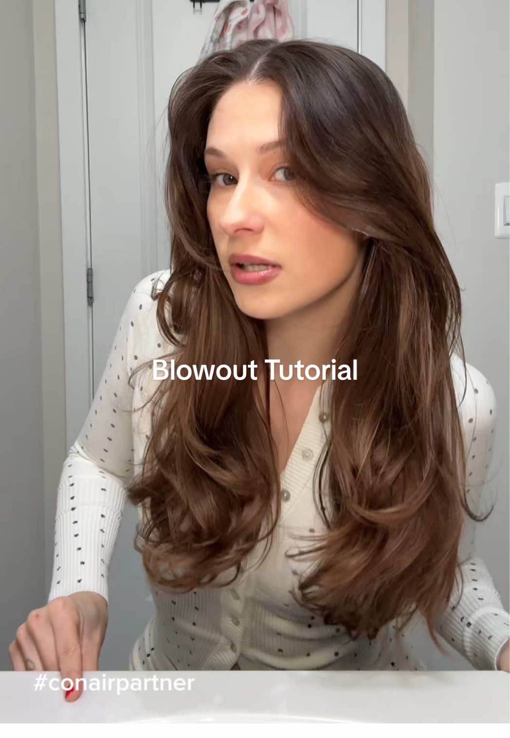 TikTok post by @mic.kayla for Conair. Caption reads: [...] has never looked this good 😝 Thanks to....