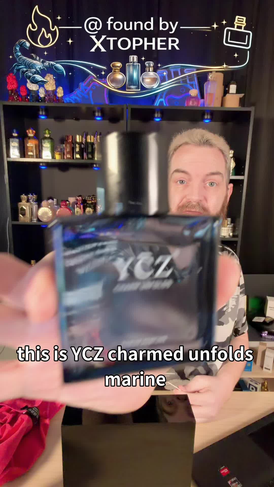 TikTok post by @foundbyxtopher for YCZ Beauty Care Depot. Caption reads: @YCZ Beauty Care Depot YCZ Marine might be one of....