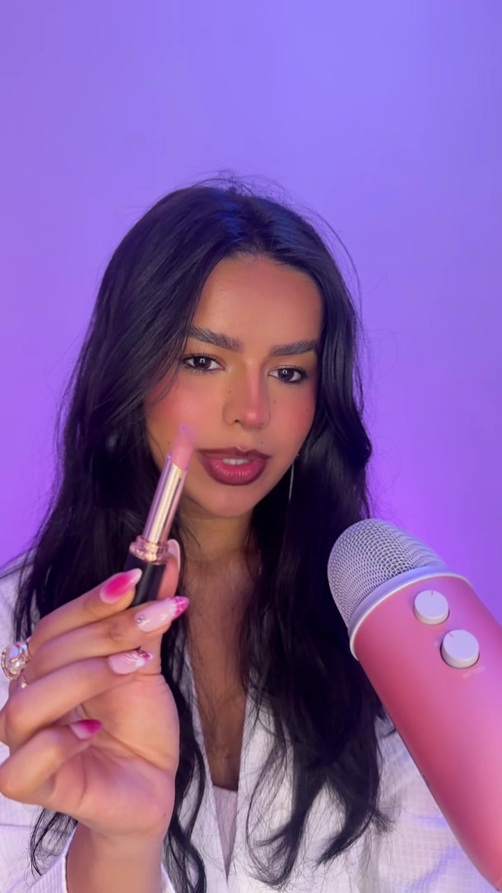 TikTok post by @relax.me.asmr for NYX Cosmetics. Caption reads: Okkk fire combo  Products: Lipliner @NYX....