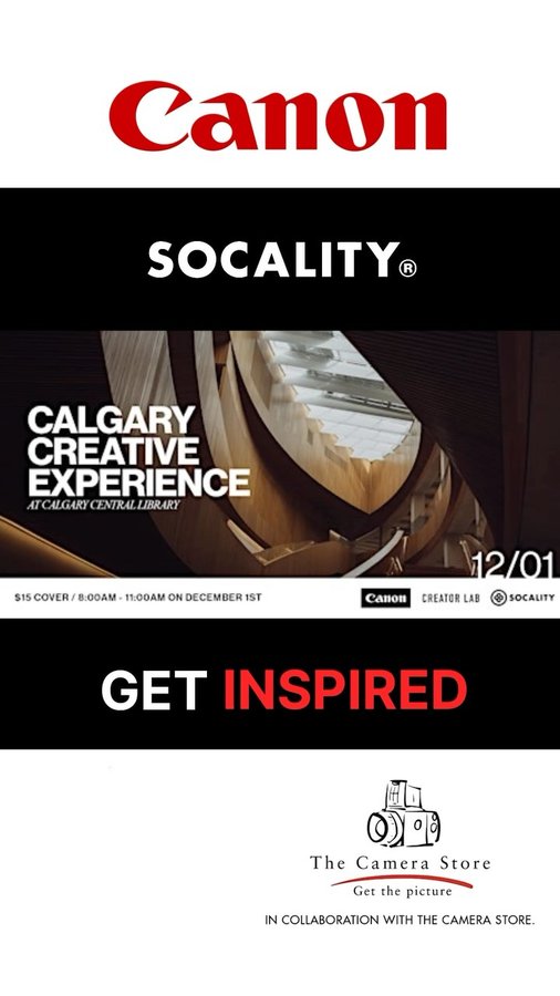 Instagram post by @jacquiematechuk for The Camera Store. Caption reads: [...] ❤️ - Huge thanks to @thecamerastore for....