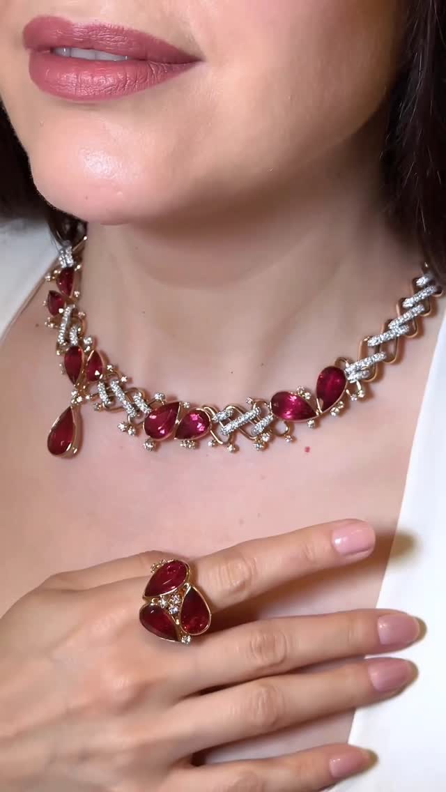 Instagram post by @katerina_perez for Pomellato. Caption reads: [High Jewellery Week] Jewellery doesn’t always....