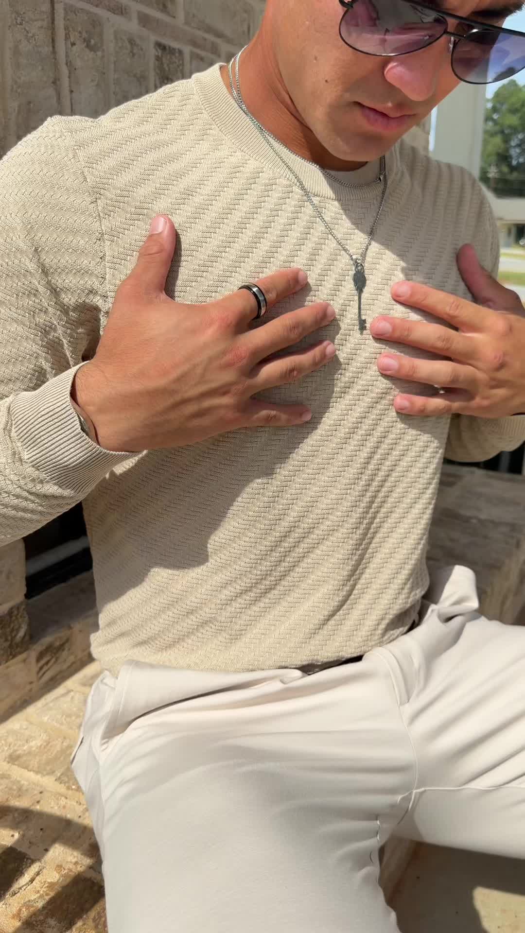 TikTok post by @zcornextra for Cuts Clothing. Caption reads: My favorite long sleeve @Cuts Clothing....