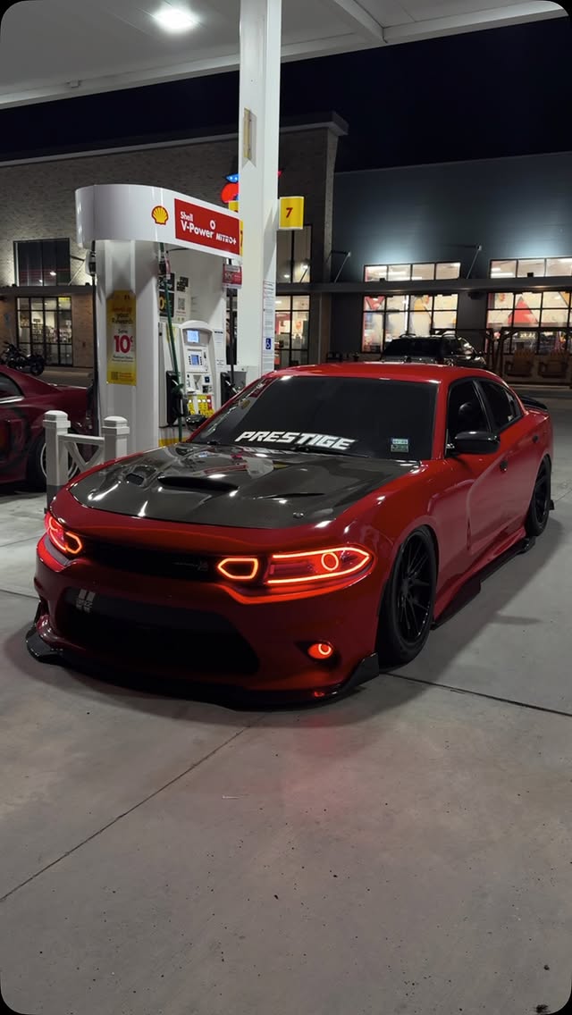 Instagram post by @392_koffi for Carven Exhaust. Caption reads: [...] Exhaust: @borlaperformance @carvenexhaust....