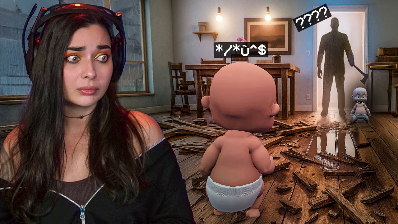 YouTube post by @KiliraCooper for Instant Gaming. Caption reads: J'AURAIS JAMAIS DU OUVRIR LA PORTE... - (Who's....