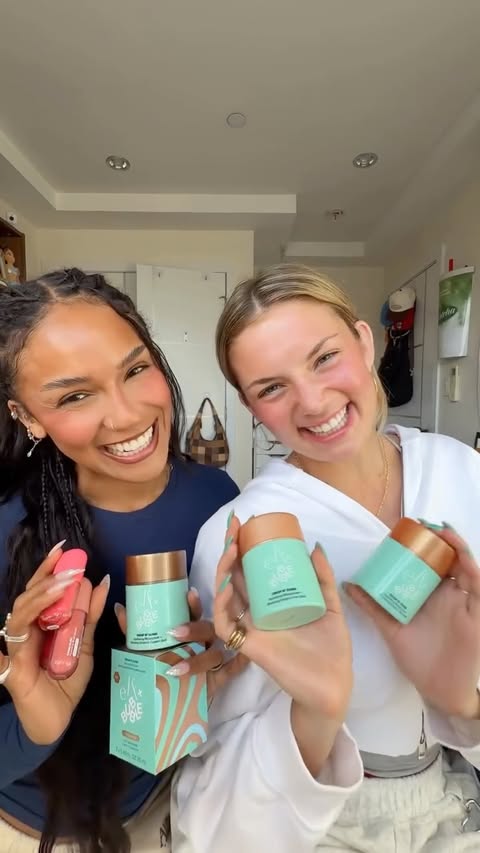 Instagram post by @margkovalcin for e.l.f. Cosmetics and Skincare. Caption reads: The collab we were already creating ourselves....