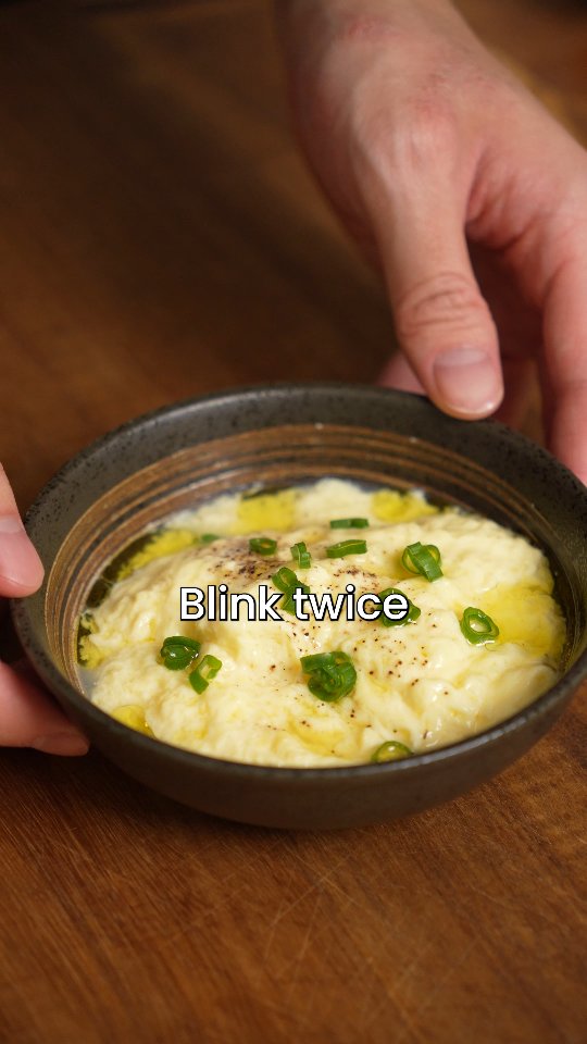 Instagram post by @saucceats for Food52. Caption reads: Trying a technique where you make scrambled eggs....