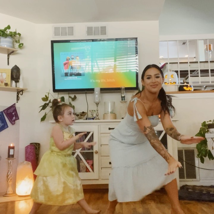 Instagram post by @lovebrinnnicole for epicrecords. Caption reads: I’m so proud of this girl! She learned this dance....