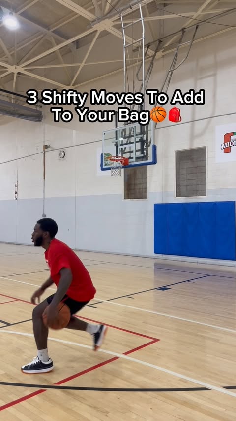 Instagram post by @deuce_i_hoop for VKTRY Gear. Caption reads: 3 Shifty Moves Every Hooper Needs in their bag🏀🎒....