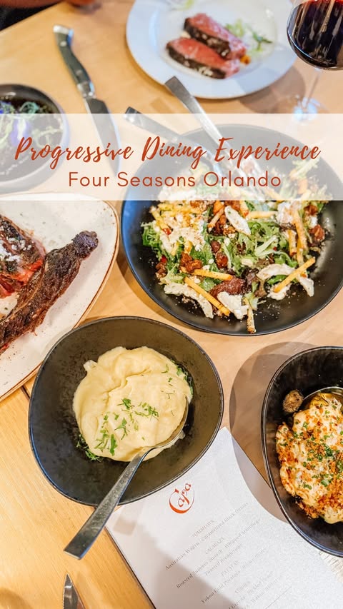 Instagram post by @a.magical.life.for.me for Four Seasons. Caption reads: [...] culinary dining experiences at Four Seasons....