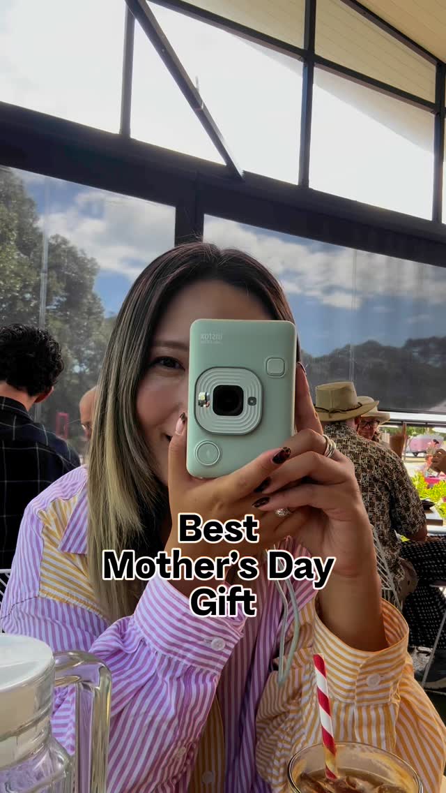 Instagram post by @jasminekim__ for Instax. Caption reads: [...] can hear, re-live and feel forever with....