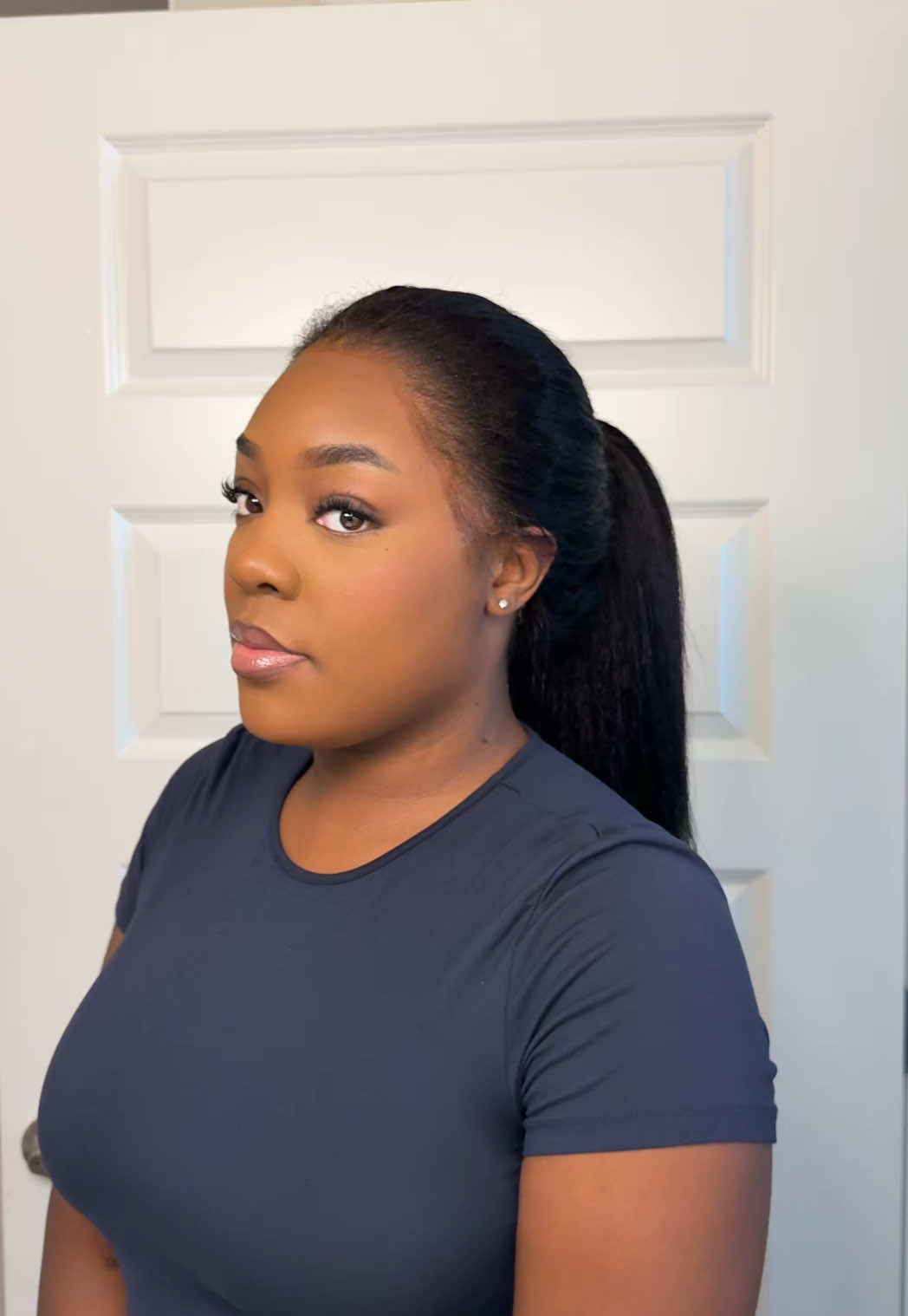 TikTok post by @kemekia for Ashimary Hair. Caption reads: [...] to be my hair so bad 😭😍 @Ashimary Hair....