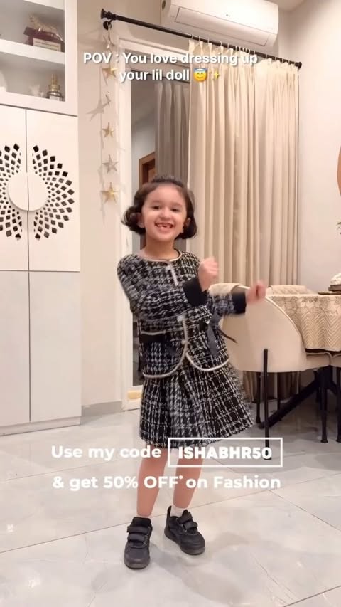 Instagram post by @i.ishanvi.2020 for Babyhug. Caption reads: Mom’s love shows up even in the smallest outfit....