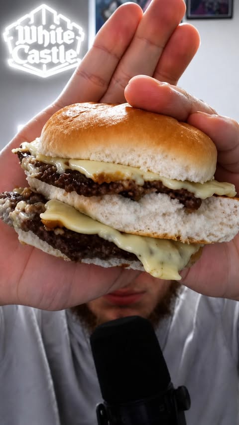 Instagram post by @itskiddoi for White Castle. Caption reads: The only thing I crave is @whitecastle go to your....