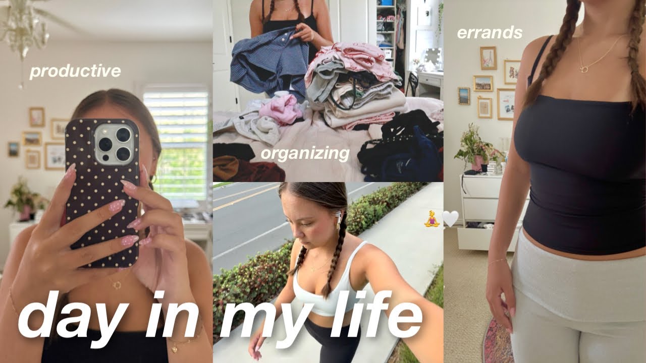 YouTube post by @alyssadarland for Evry Jewels. Caption reads: DAY IN MY LIFE VLOG 🤍🧘‍♀️💐.