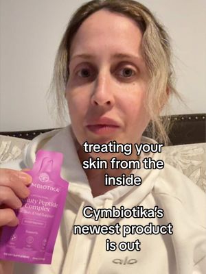 TikTok post by @injectorkravit for Cymbiotika. Caption reads: [...] beauty product before it sells out.....