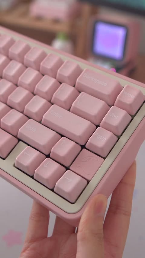 Instagram post by @rice.cloud for Cerakey. Caption reads: [...] so pretty 🥹💖 it was about time for cerakey....