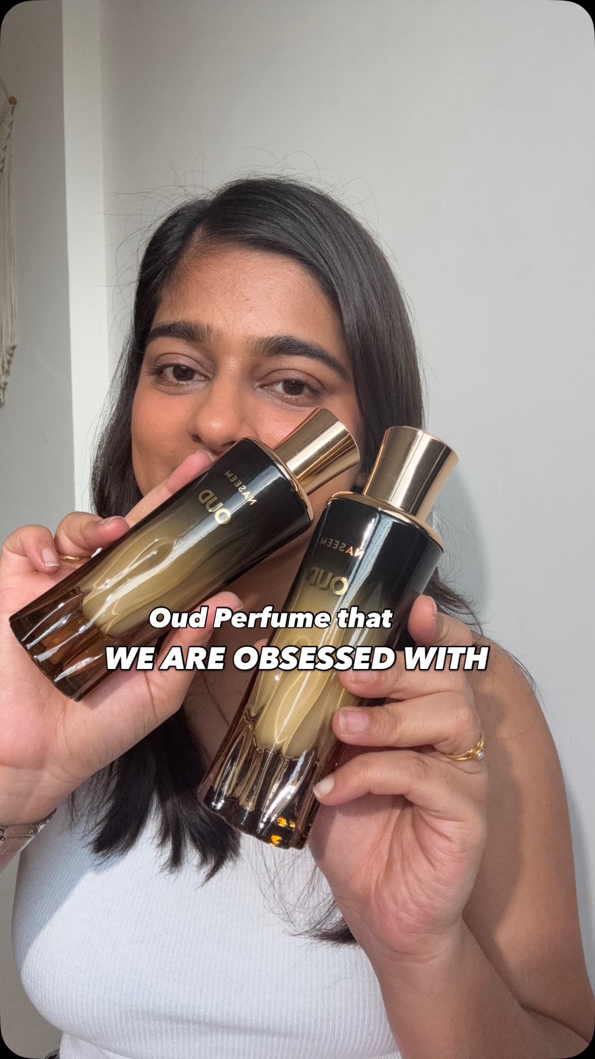 Instagram post by @prettyfinds.by.k for Naseem Perfume. Caption reads: [...] of luxury and depth. ✨

#Gifted....