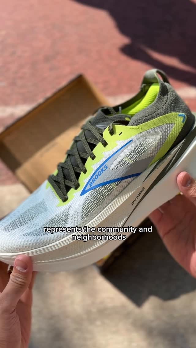 Instagram post by @pokemonmasterzo for Brooks Running. Caption reads: From the streets to the track, the @brooksrunning....