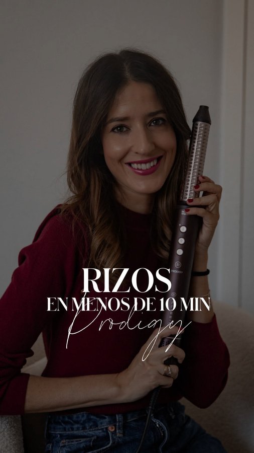 Instagram post by @invitada_perfecta for Bellissima. Caption reads: [...] el nuevo moldeador de aire de @bellissima_es....